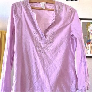 Old Navy Light Purple Sequin Tunic